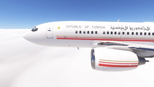 PMDG 737-700BBJ Republic of Tunisia (TS-IOO)