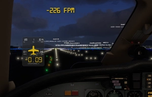 Landing Guide - It helps you achieve a smooth touchdown and provides your Landing Rate. thumbnail 6