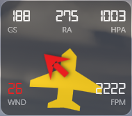 Landing Guide - It helps you achieve a smooth touchdown and provides your Landing Rate. thumbnail 8