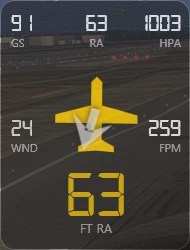 Landing Guide - It helps you achieve a smooth touchdown and provides your Landing Rate. thumbnail 9