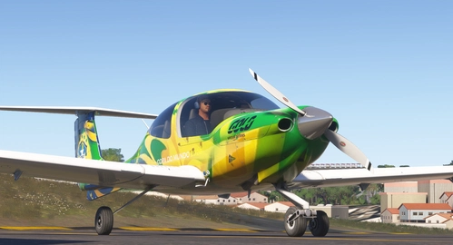 COWS DA40-XLS Livery World Cup 2026 Gold Virtual Airlines
