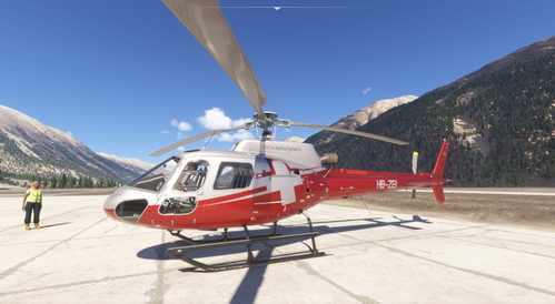Asobo Airbus H125 Swiss Helicopters HB-ZEI