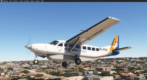 Black Square Caravan Professional Proflight Zambia 9J-PCR