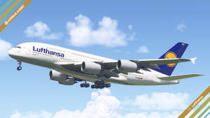 FlyByWire A380-800 Lufthansa D-AIMD "Tokio" 1989 Livery 8K thumbnail 2