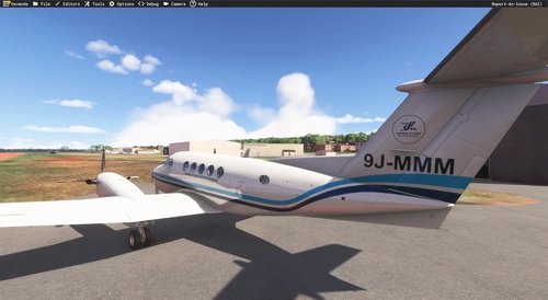 Carenado King Air B200 Zambia Flying Doctor Service 9J-MMM