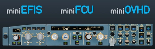 FBW A32NX | MiniCockpit MiniFCU+MiniEFIS+MiniOVHD | MobiFlight Profile