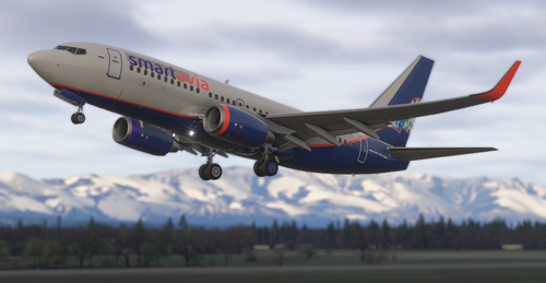 Smartavia B737 PMDG RA-73652 w/Cabin