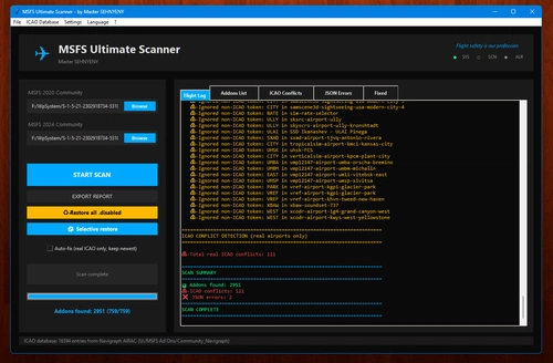 MSFS Ultimate Scanner v.6.1