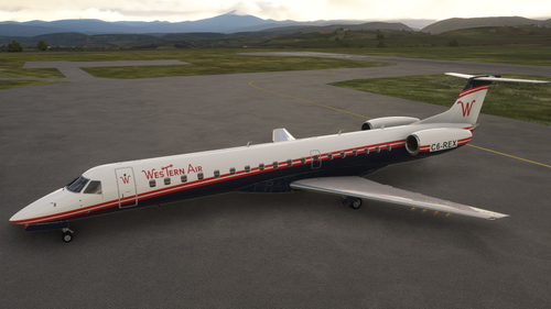 Western Air ERJ 145 Livery