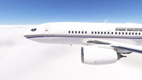 PMDG 737-700BBJ Iron Man - Stark Industries
