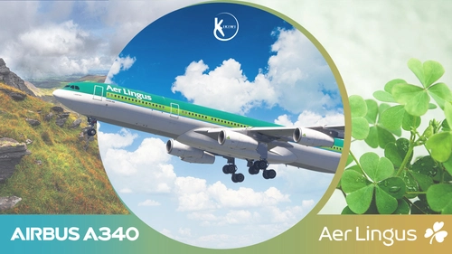 Inibuilds Airbus A340-300 Aer Lingus 1996 4K