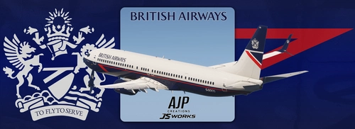 British Airways - Landor - G-DOCG - PMDG 737-900ER