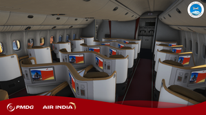 PMDG 777-300ER | Air India Fleet Pack w/Cabin | [8k] thumbnail 9