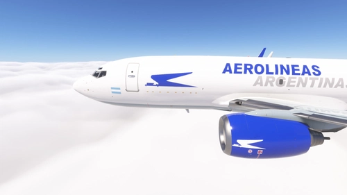 PMDG 737-700BDSF Aerolineas Argentinia Cargo (LV-BBZ)
