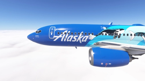 PMDG 737-700 w/ cabin Alaska Airlines - West Coast Wonders (N932AK)