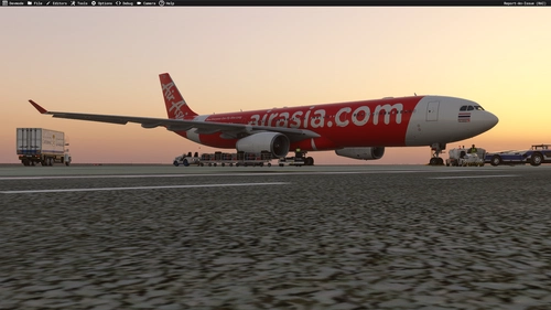 Air Asia Thai HS-XTI livery Inibuilds A330-300RR MSFS2024 (with cabin)