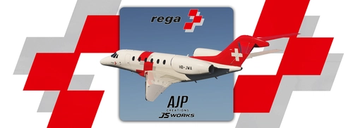 Swiss Air Rescue - Rega - HB-JWA - FFX Citation X