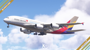 [PACK] FlyByWire A380-800 Asiana Airlines Fleet 4K & 8K thumbnail 4