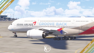 [PACK] FlyByWire A380-800 Asiana Airlines Fleet 4K & 8K thumbnail 11