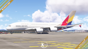 [PACK] FlyByWire A380-800 Asiana Airlines Fleet 4K & 8K thumbnail 9