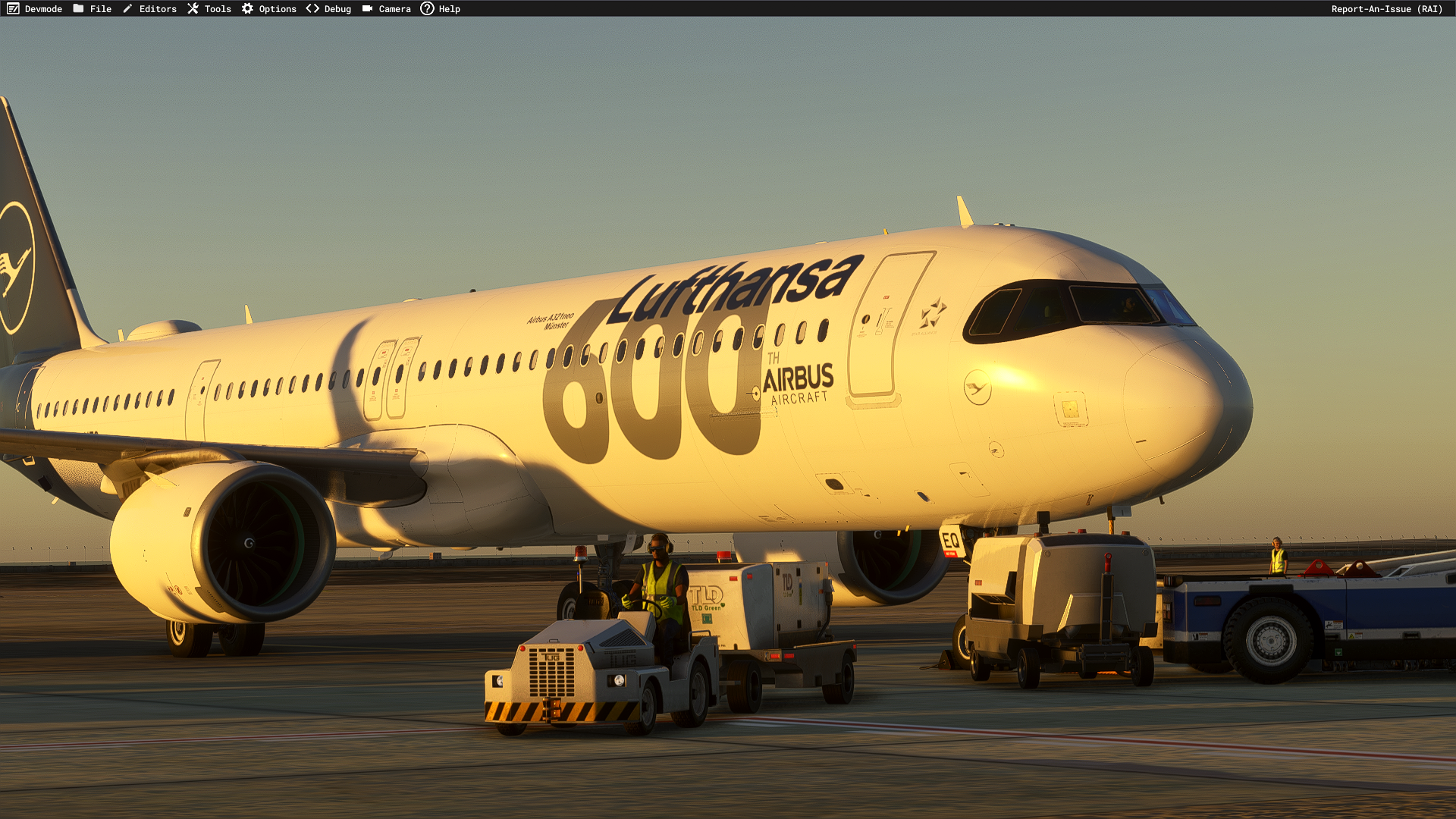 Lufthansa D-AIEQ 600th Airbus aircraft livery Inibuilds A321LR MSFS2024 (with cabin) - Image 1