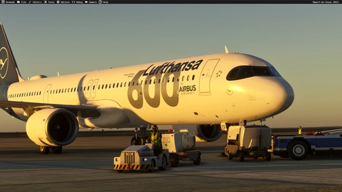 Lufthansa D-AIEQ 600th Airbus aircraft livery Inibuilds A321LR MSFS2024 (with cabin)