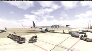 Lufthansa D-AIEQ 600th Airbus aircraft livery Inibuilds A321LR MSFS2024 (with cabin) thumbnail 7