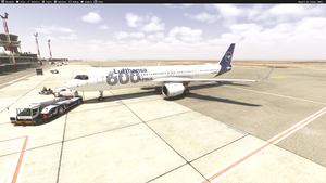 Lufthansa D-AIEQ 600th Airbus aircraft livery Inibuilds A321LR MSFS2024 (with cabin) thumbnail 8