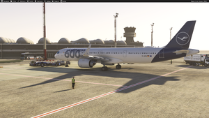 Lufthansa D-AIEQ 600th Airbus aircraft livery Inibuilds A321LR MSFS2024 (with cabin) thumbnail 13