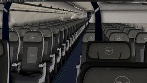 Lufthansa D-AIEQ 600th Airbus aircraft livery Inibuilds A321LR MSFS2024 (with cabin) thumbnail 17