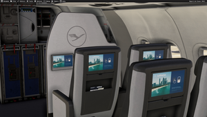 Lufthansa D-AIEQ 600th Airbus aircraft livery Inibuilds A321LR MSFS2024 (with cabin) thumbnail 18