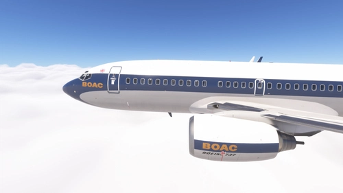 PMDG 737-700 w/ cabin BOAC - British Overseas Airways Corporation (G-AWNP)