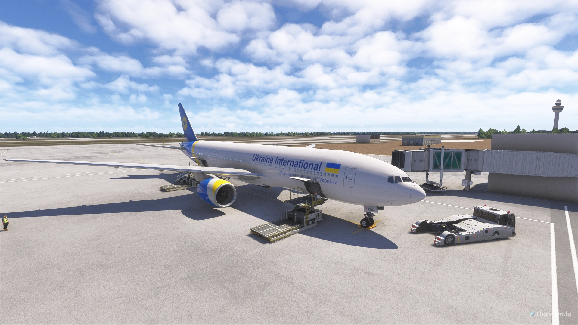 PMDG Boeing 777-200ER Ukraine International Airlines UR-GOA