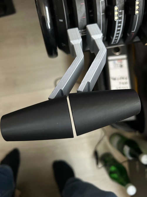 Piper Seneca V throttle for the Honycomb Bravo