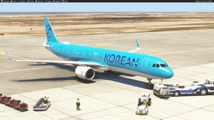 Korean Air HL8712 New livery Inibuilds A321LR MSFS2024 (With cabin) thumbnail 5