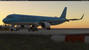 Korean Air HL8712 New livery Inibuilds A321LR MSFS2024 (With cabin) thumbnail 1