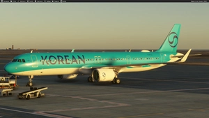 Korean Air HL8712 New livery Inibuilds A321LR MSFS2024 (With cabin) thumbnail 12