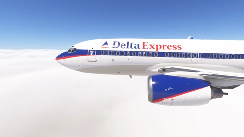 PMDG 737-700 w/ cabin Delta Express (N334DL)