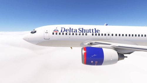 PMDG 737-700 w/ cabin Delta Shuttle (N398DA)