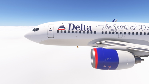 PMDG 737-700 w/ cabin Delta Air Lines - Spirit of Delta (N102DA)