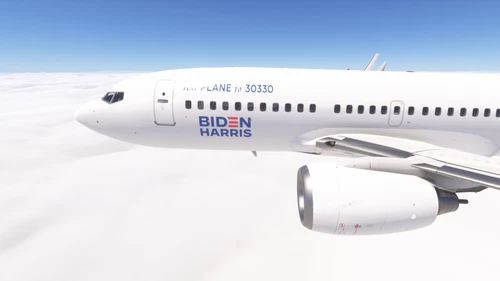 PMDG 737-700 Kaiser Air (Biden-Harris presidential election campaign) (N732KA)