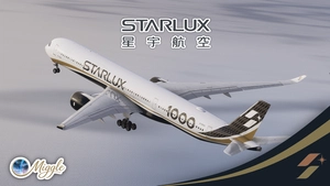Starlux Airlines Livery w/ Cabin Pack [A350-1000] thumbnail 1