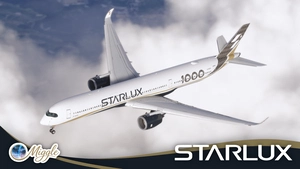 Starlux Airlines Livery w/ Cabin Pack [A350-1000] thumbnail 4