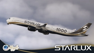 Starlux Airlines Livery w/ Cabin Pack [A350-1000] thumbnail 5