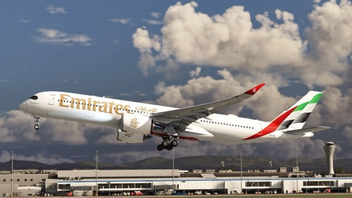 Emirates (A6-EXA) w/Cabin New Color | A350-900 iniBuilds for MSFS2020