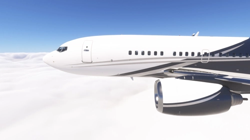 PMDG 737-700BBJ Mitchell Family Investment (N737CM)