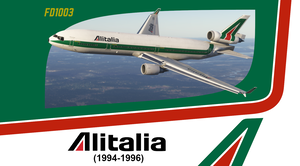 New Art Update | TFDi MD11 [GE PAX] Alitalia "Old" (1994-1996) I-DUPC 8k thumbnail 1