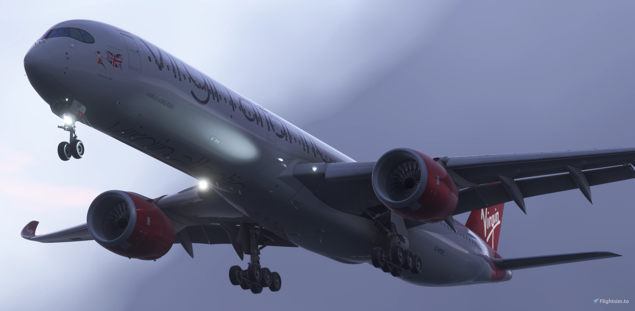 Virgin Atlantic fleet pack - IniBuilds A350-1000 - MSFS 2020/24 8K & 4K - Image 1