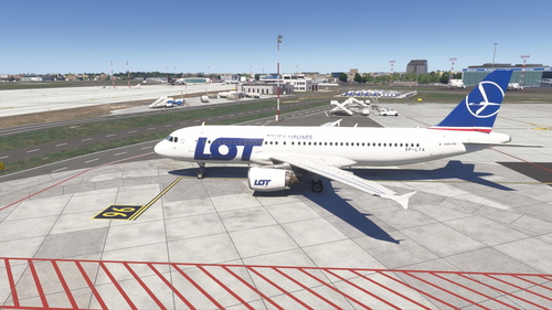 Fictional LOT Polish Airlines Fenix A320 SP-LTA