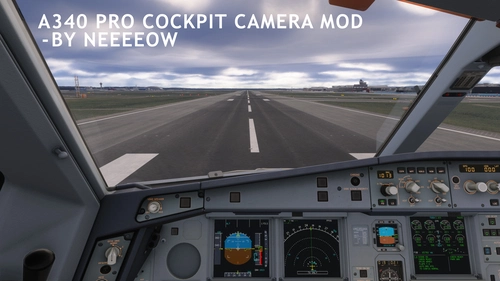 Aerosoft A340-600 Pro Cockpit Camera Mod